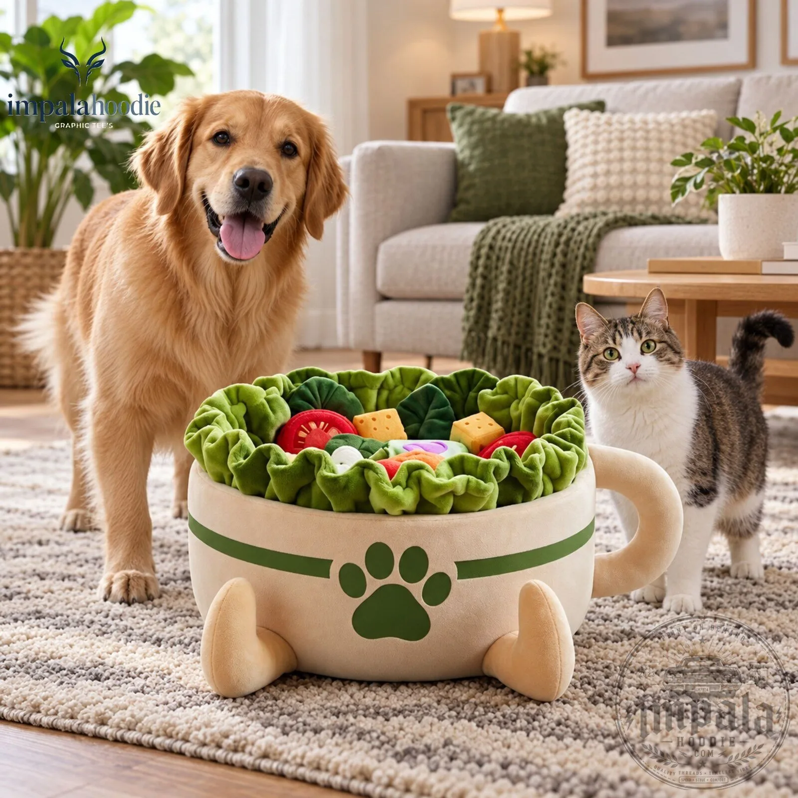 Salad Mug Cozy Pet Bed For Cat & Dog