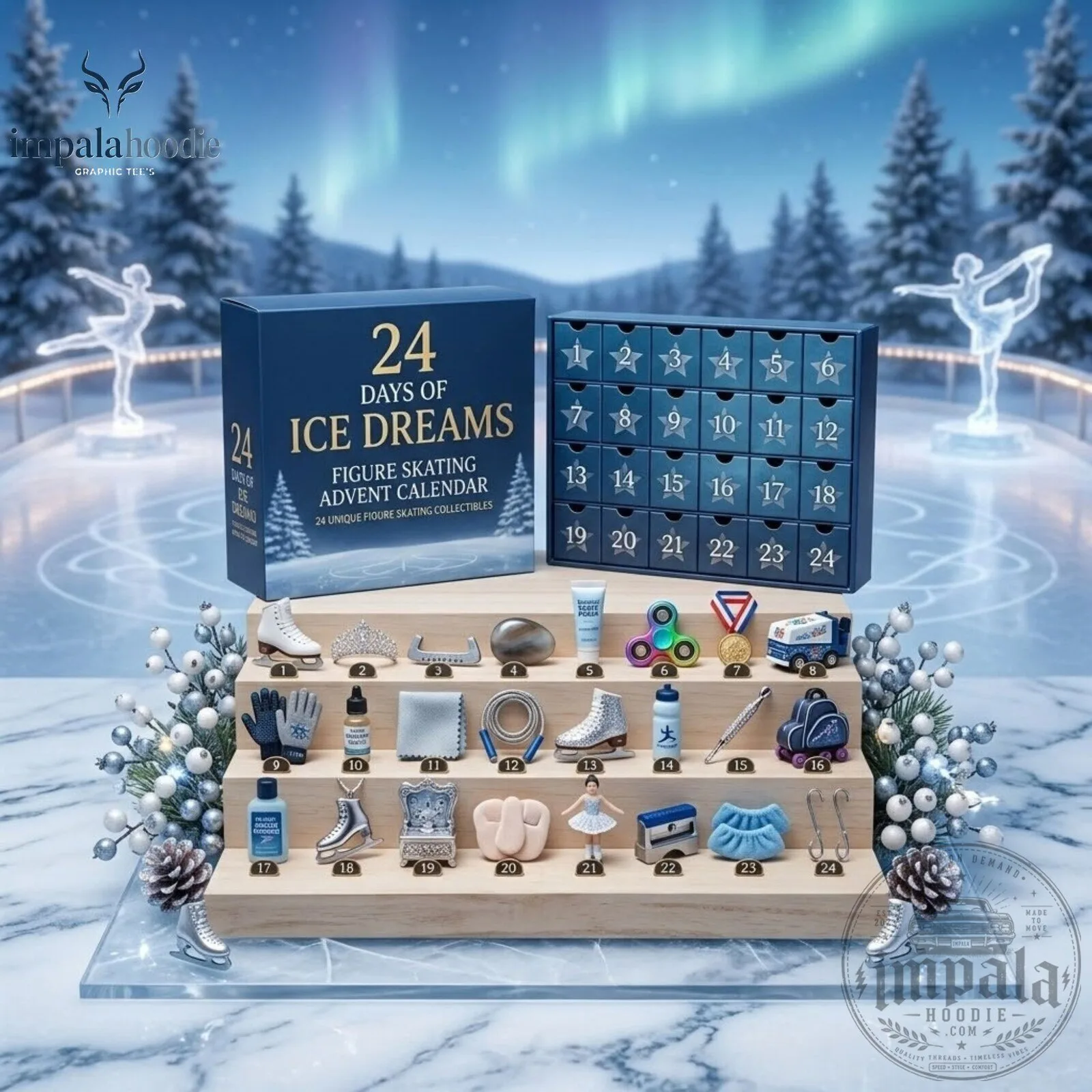 Figure Skating Ice Dreams Advent Calendar 2026