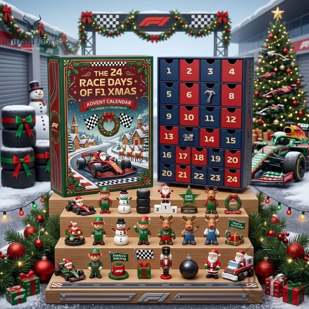 "2026 Advent Calendars, Ugly Sweaters, Mugs, and Assassins Creed Bathrobe" 25 Formula 1 Race Day Of F1 Xmas Advent Calendar 2026