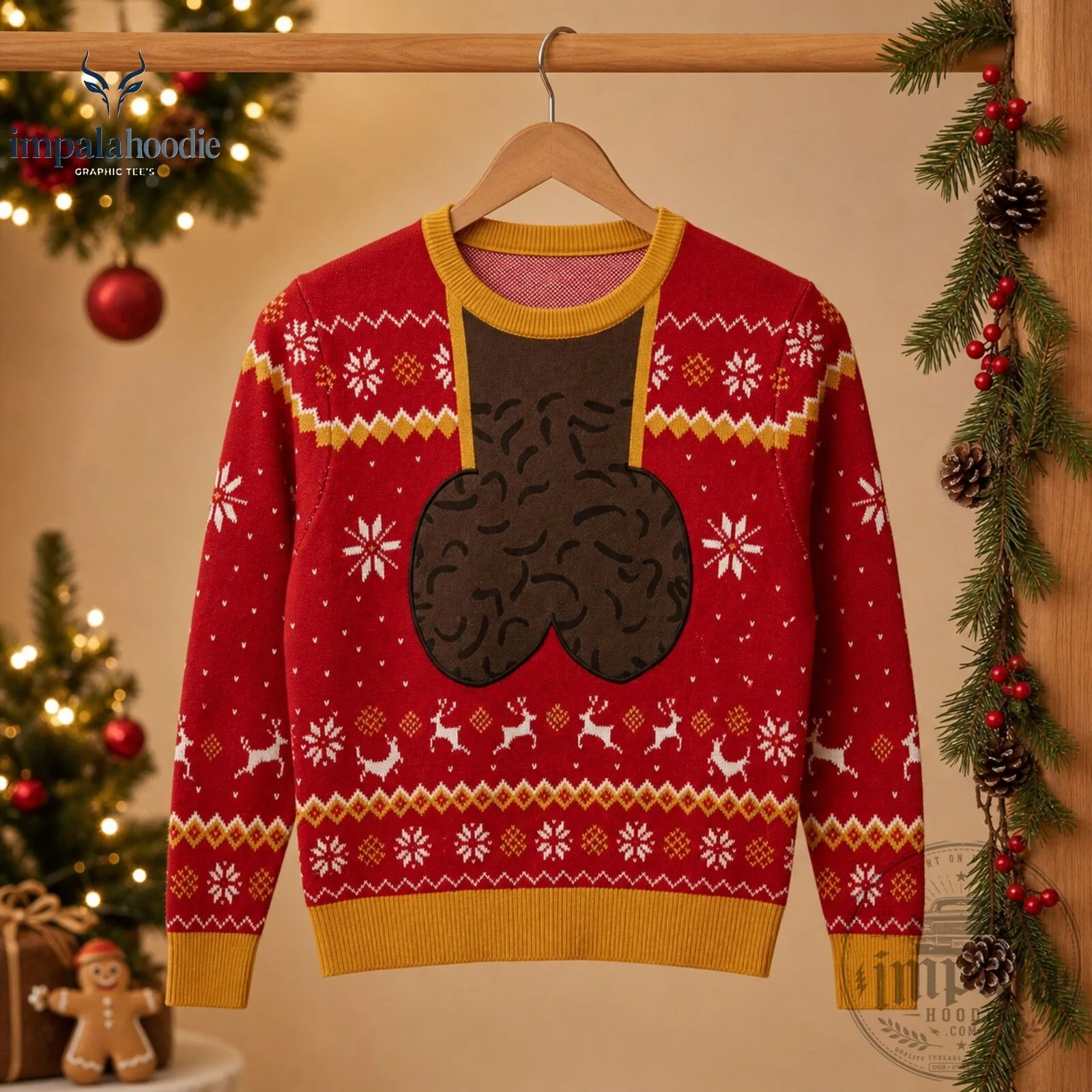 Christmas Black Balls Funny Christmas Ugly Sweater 10 Christmas Black Balls Funny Christmas Ugly Sweater