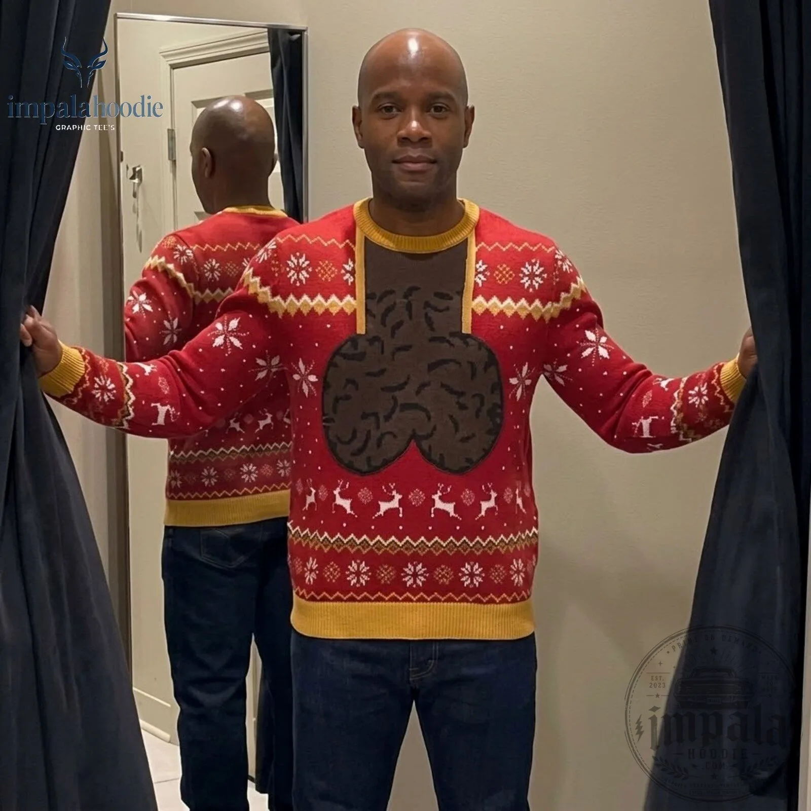 Christmas Black Balls Funny Christmas Ugly Sweater 11 Christmas Black Balls Funny Christmas Ugly Sweater
