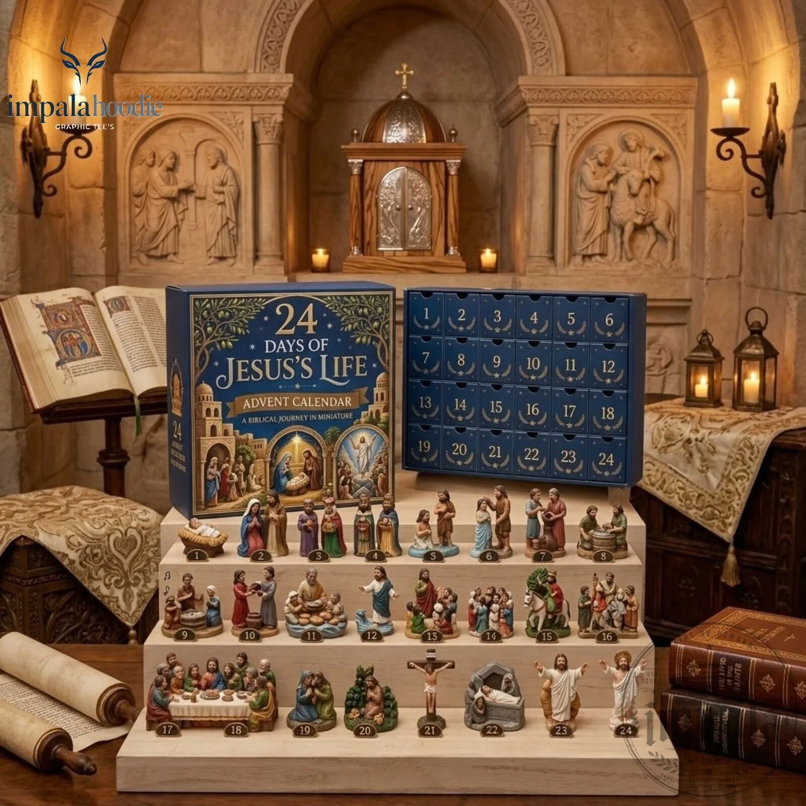 Christian Nativity Jesus' Life Christmas Advent Calendar 2026