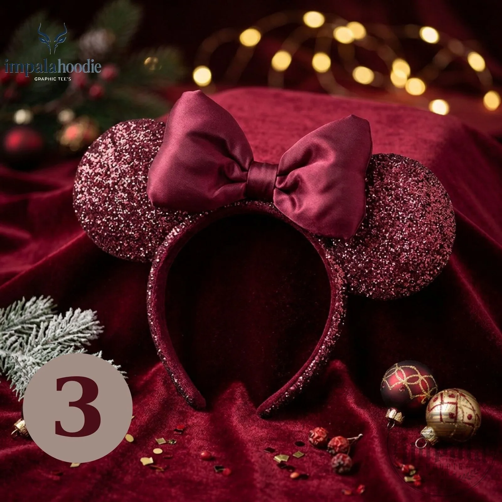 Disney Christmas Mouse Ears Headband Holiday Collection 11 Disney Christmas Mouse Ears Headband Holiday Collection
