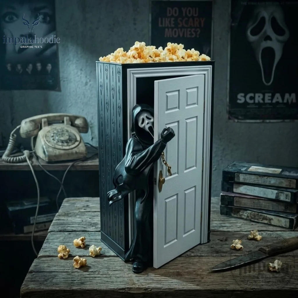 Scream 7 Ghostface At The Door Popcorn Bucket Scream 7 Ghostface At The Door Popcorn Bucket