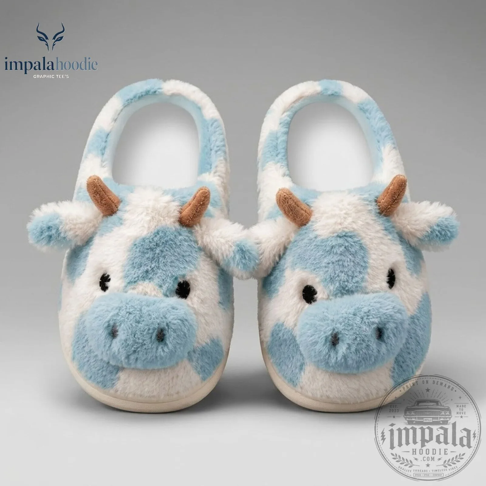 Cute Cow Plush Slippers Collection 12 Cute Cow Plush Slippers Collection