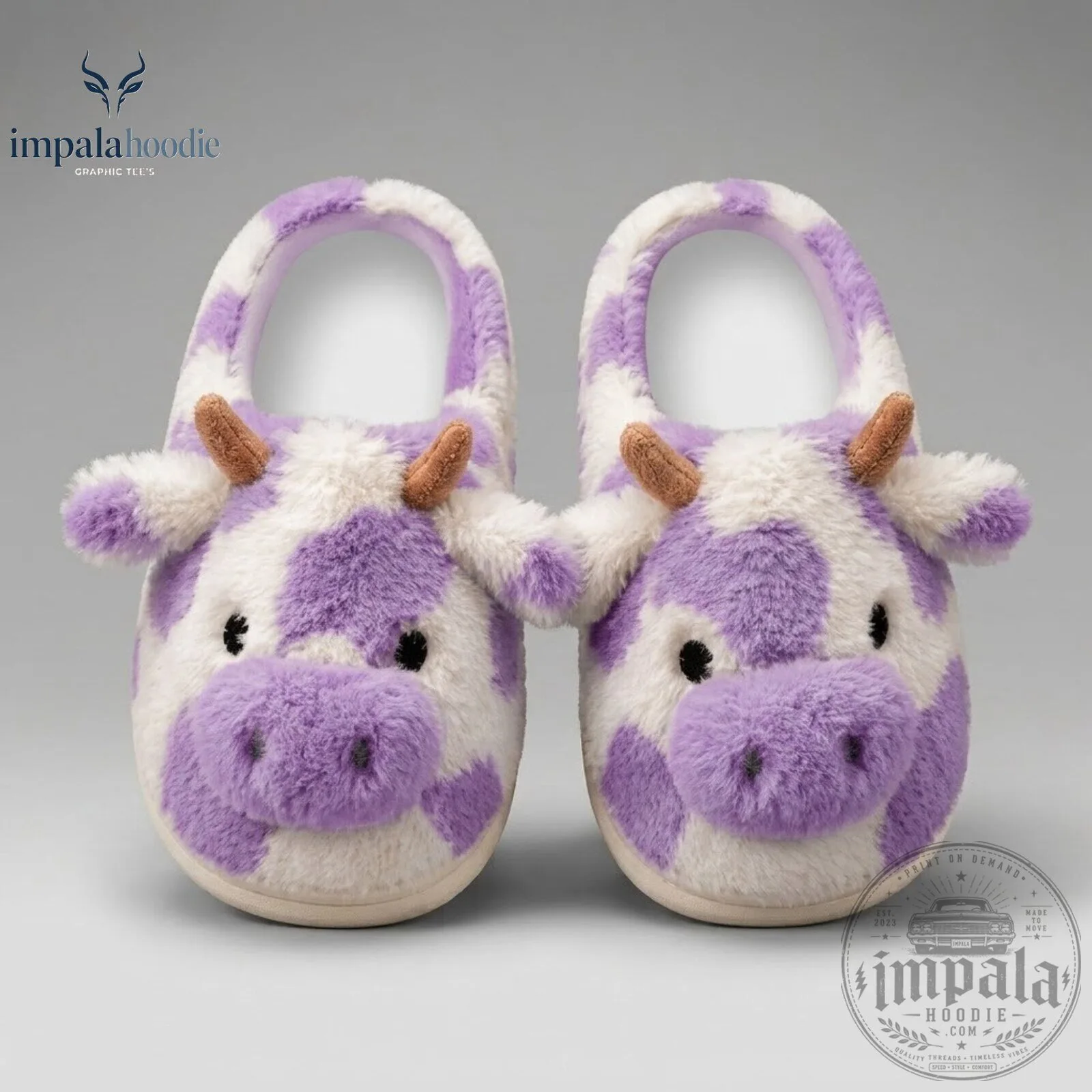 Cute Cow Plush Slippers Collection 13 Cute Cow Plush Slippers Collection