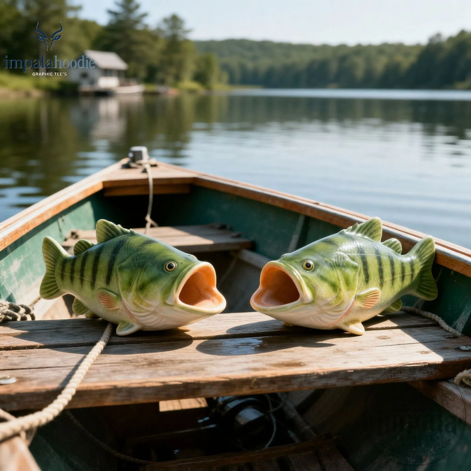 Bass Funny Fish Slippers