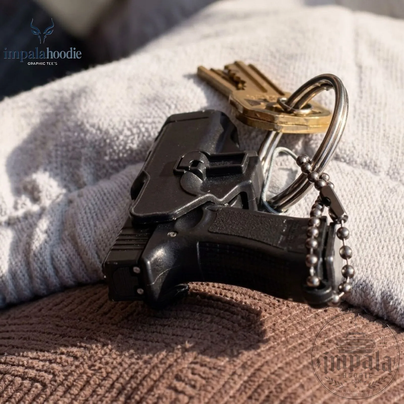 Glock Pistol Miniature Keychain With Miniature Belt Holster 11 Glock Pistol Miniature Keychain With Miniature Belt Holster