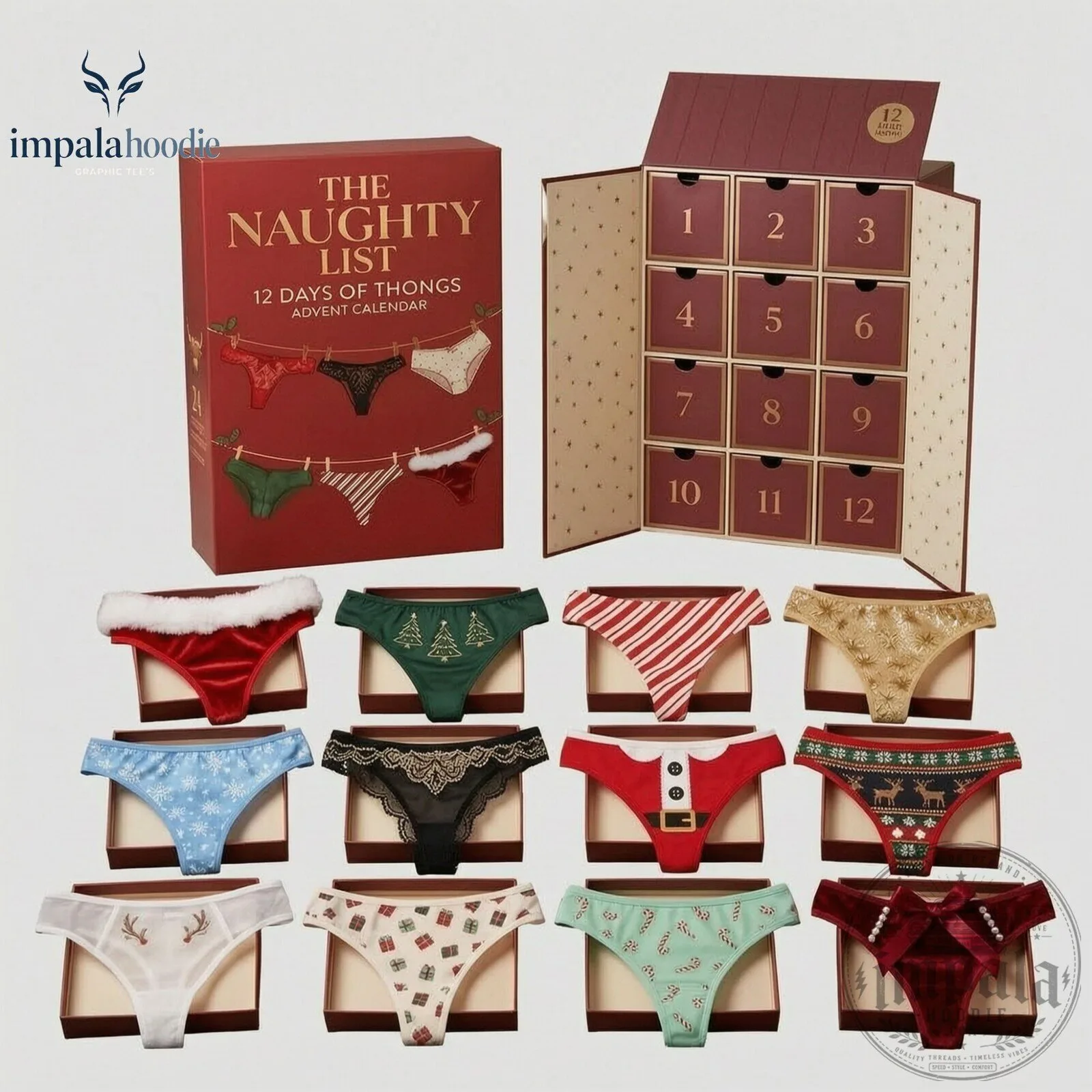 The Naughty List 12 Days Of Thongs Advent Calendar 2026 9 The Naughty List 12 Days Of Thongs Advent Calendar 2026