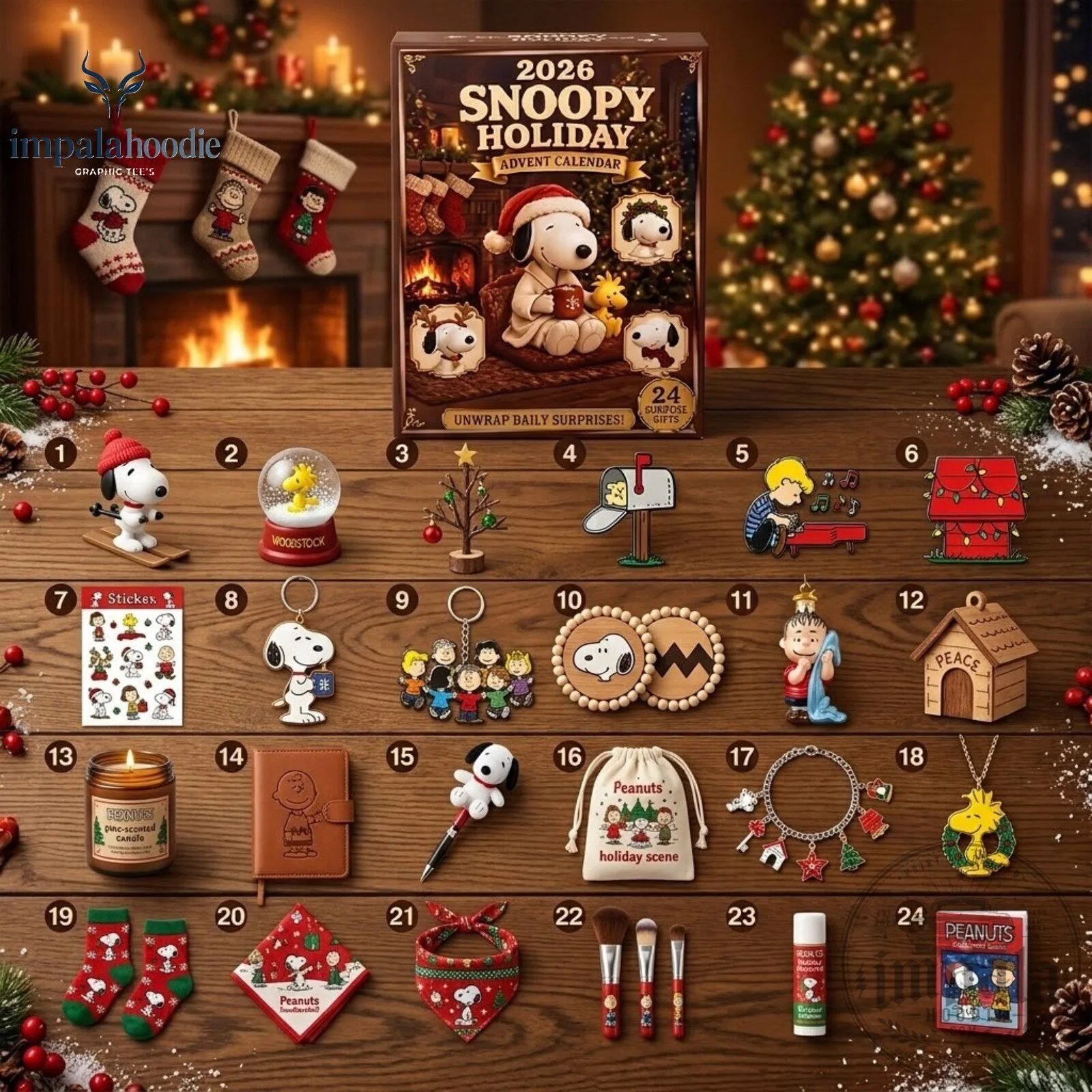 Snoopy Holiday Advent Calendar 2026