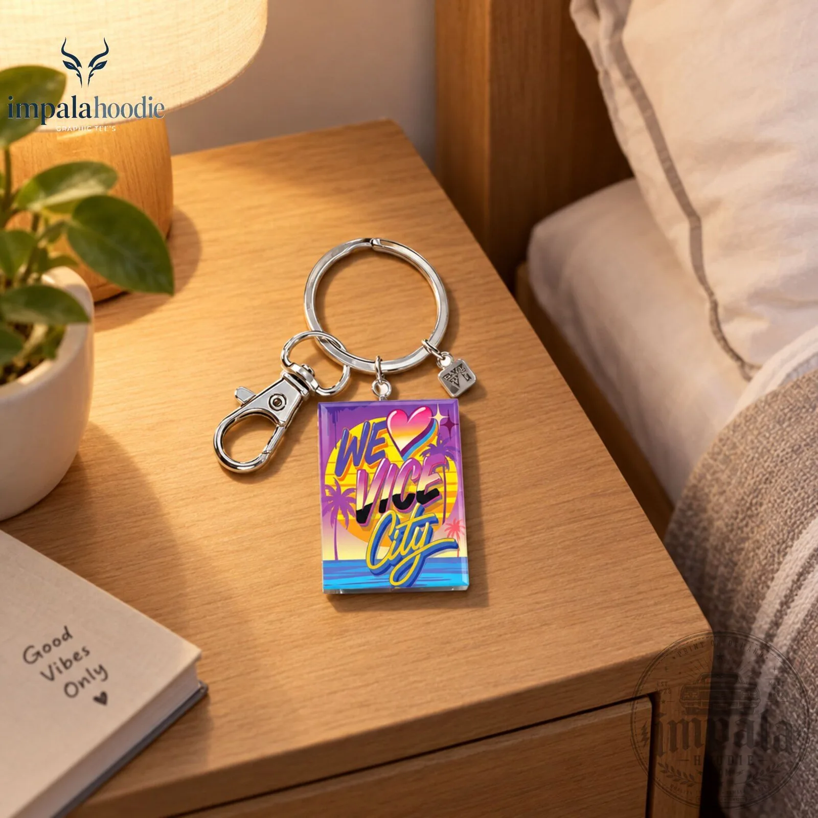 Grand Theft Auto VI GTA 6 We Heart Vice City Keychain 9 Grand Theft Auto VI GTA 6 We Heart Vice City Keychain