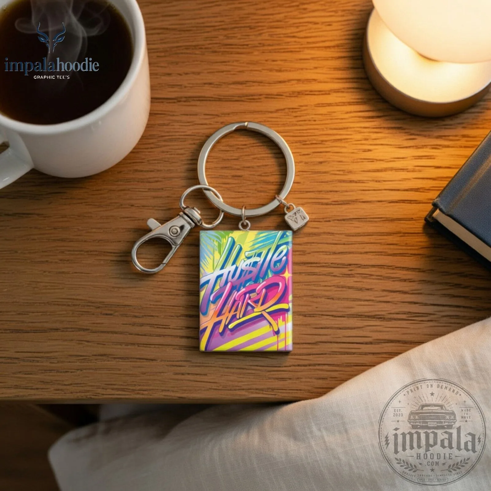 Grand Theft Auto VI GTA 6 Hustle Hard Keychain 9 Grand Theft Auto VI GTA 6 Hustle Hard Keychain