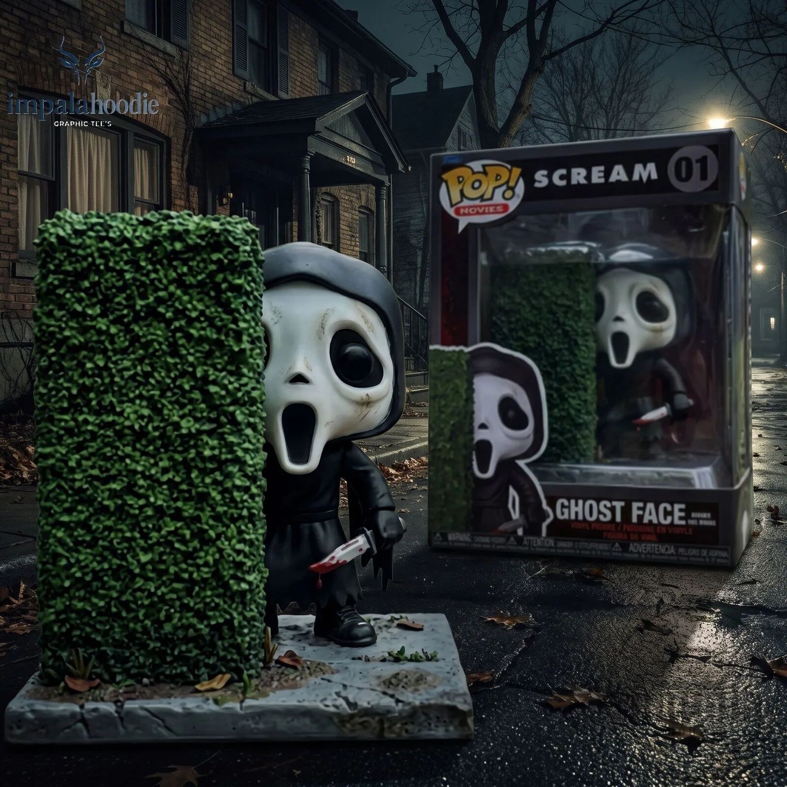 Scream Ghostface Behind The Bush Collectible Funko Pop Figure 4 Scream Ghostface Behind The Bush Collectible Funko Pop Figure