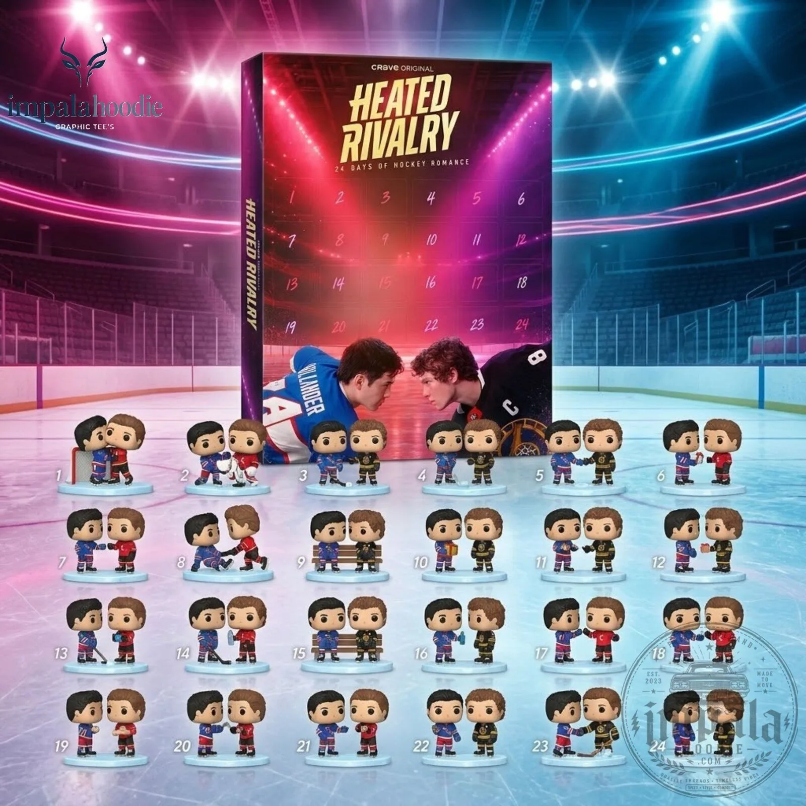 Heated Rivalry 24 Days Of Hockey Romance TV Series Advent Calendar 2026