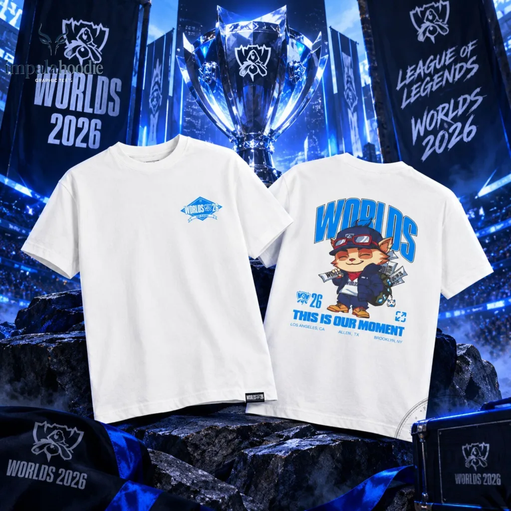 League Of Legends Worlds 2026 Merch White T-Shirt League Of Legends Worlds 2026 Merch White T-Shirt