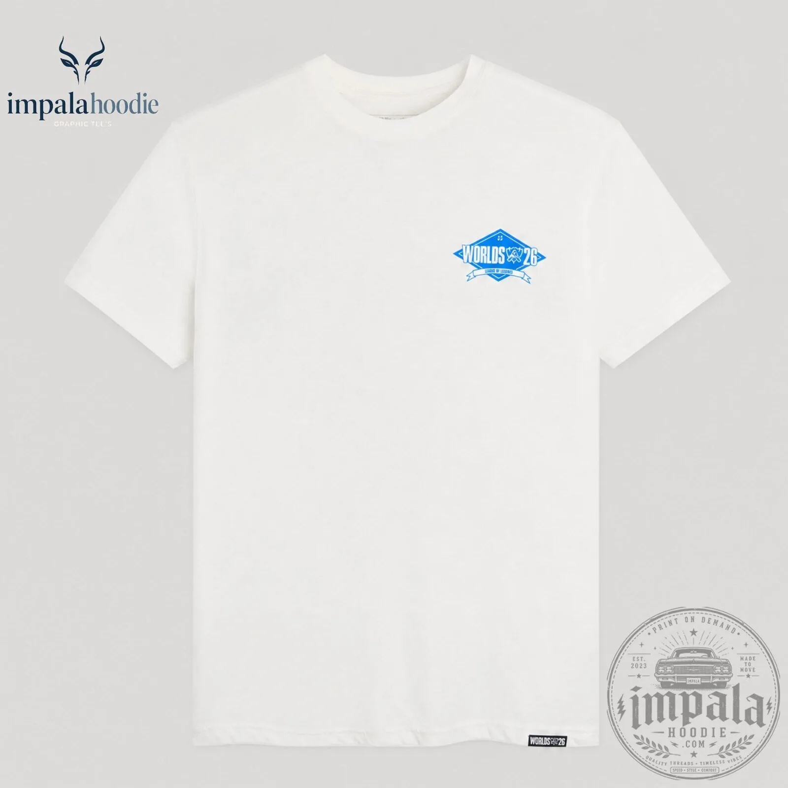 League Of Legends Worlds 2026 Merch White T-Shirt 10 League Of Legends Worlds 2026 Merch White T-Shirt