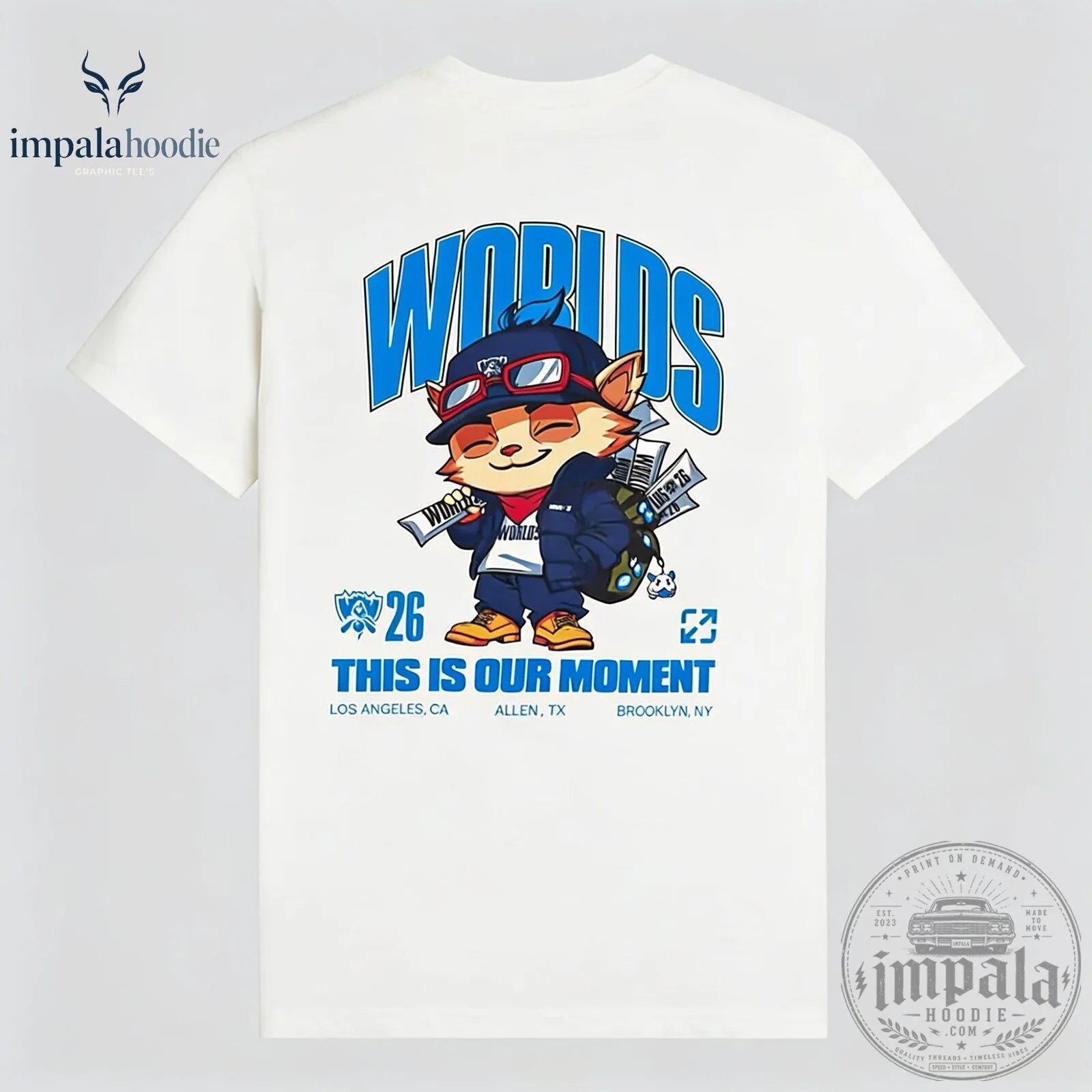 League Of Legends Worlds 2026 Merch White T-Shirt 11 League Of Legends Worlds 2026 Merch White T-Shirt