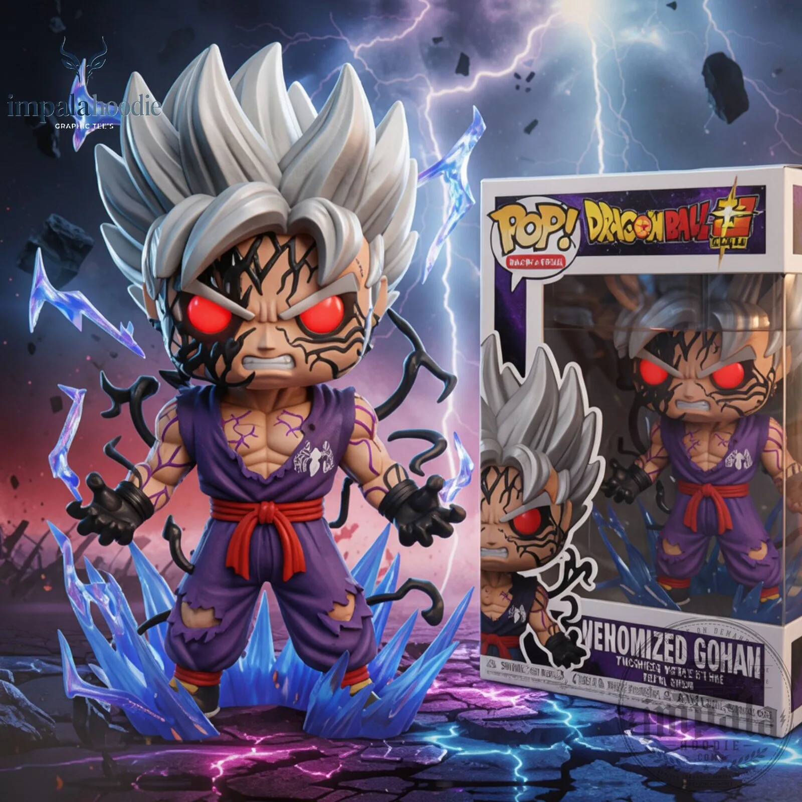 Dragon Ball Z DBZ Venomized Gohan Collectible Funko Pop Figure 4 Dragon Ball Z DBZ Venomized Gohan Collectible Funko Pop Figure