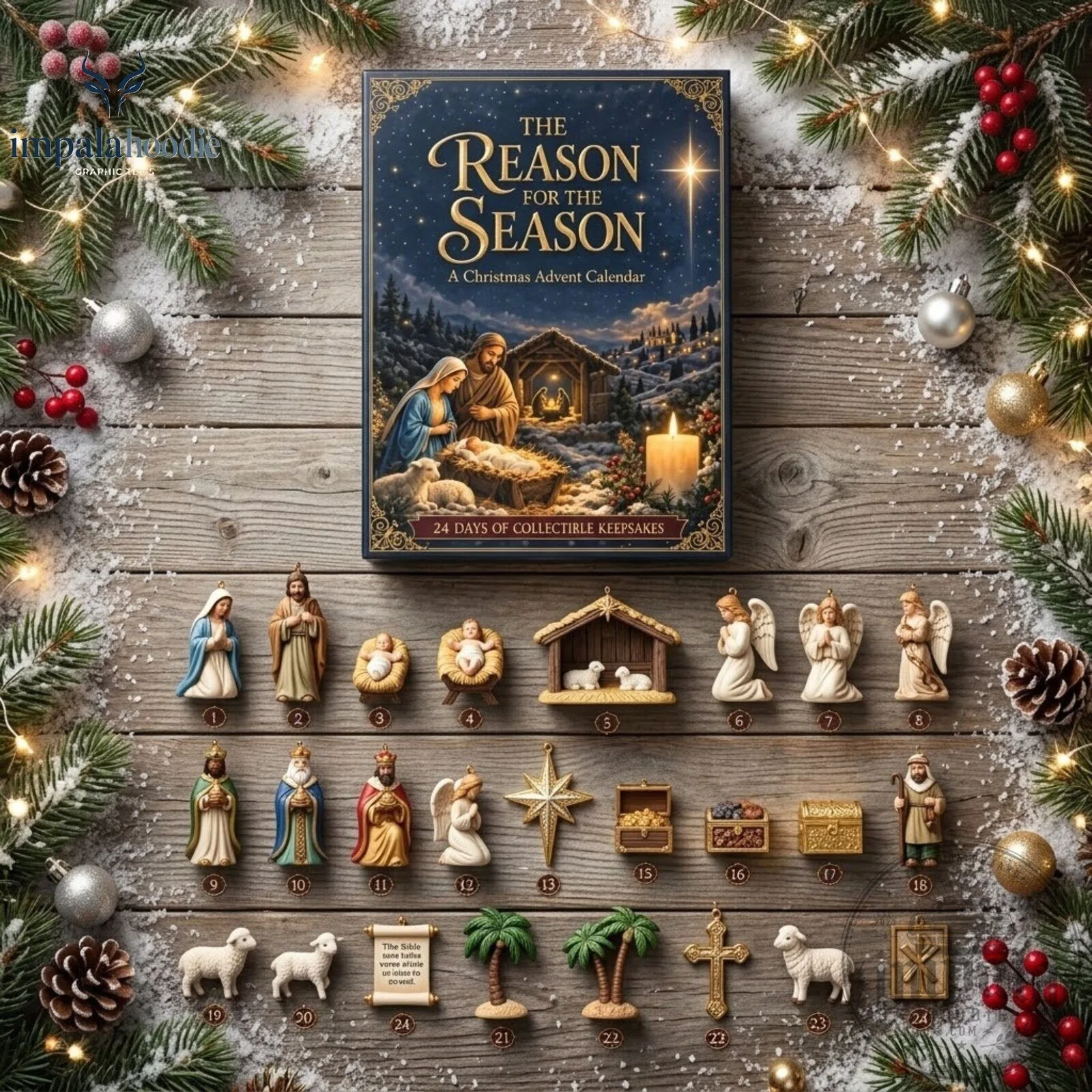 The Reason For The Season 24 Days Of Collectible Keepsakes Christmas Advent Calendar 2026