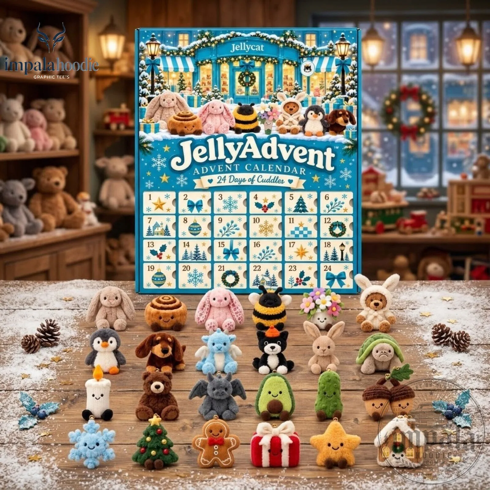 Jelly Advent Jellycat 24 Days Of Collectibles Christmas Advent Calendar 2026