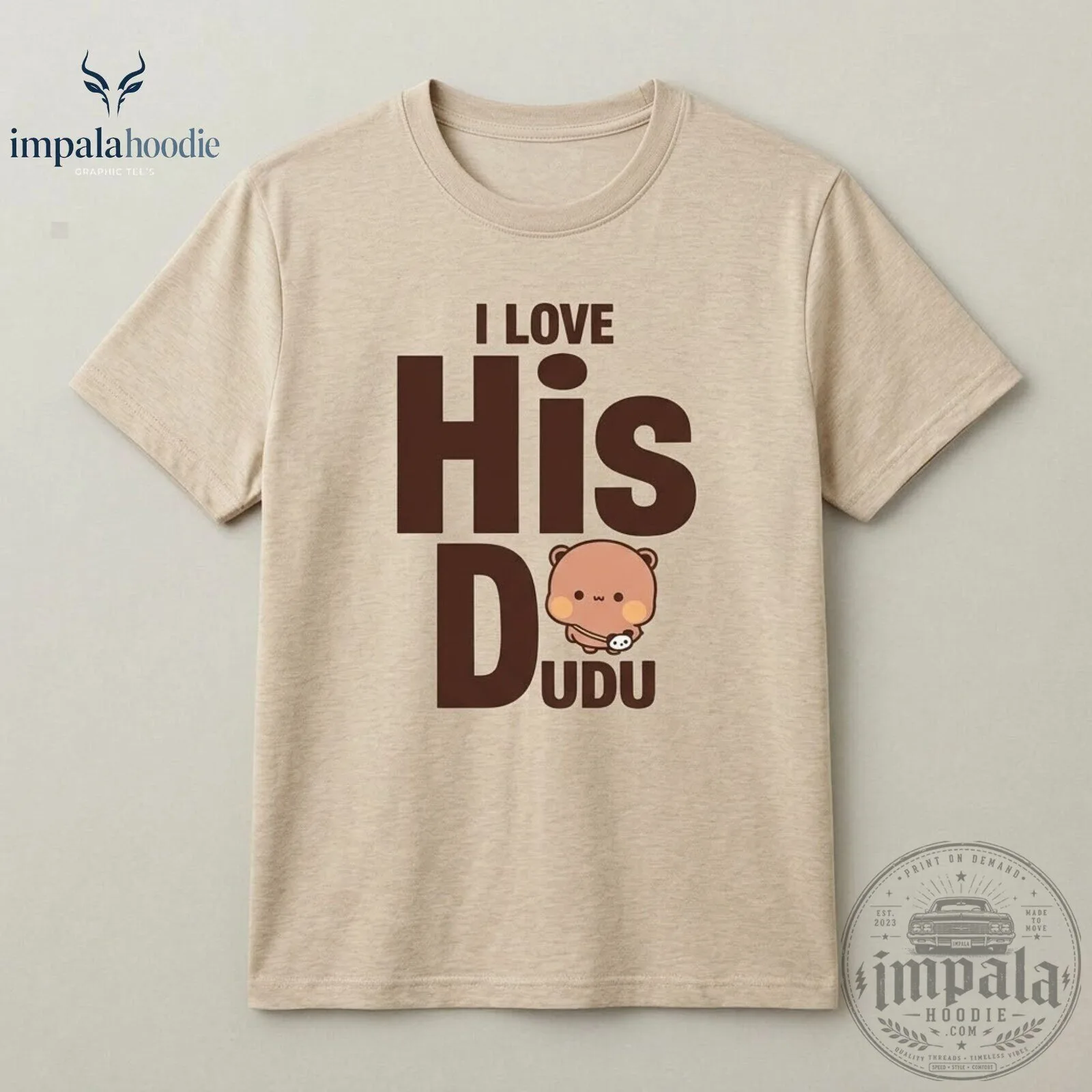I Love Her Bubu And I Love His Bubu Funny Matching T-Shirt For Couples 11 I Love Her Bubu And I Love His Bubu Funny Matching T-Shirt For Couples