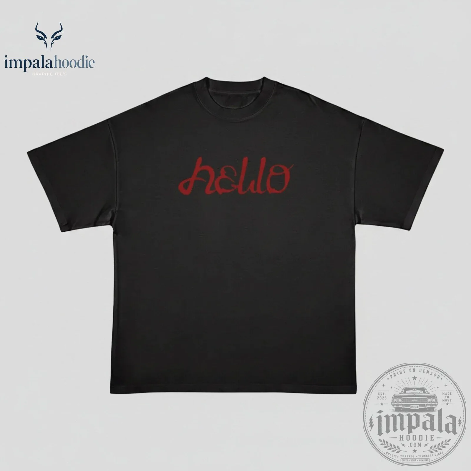 Lisa PRESS PLAY Hello Sawadika Black T-Shirt 9 Lisa PRESS PLAY Hello Sawadika Black T-Shirt