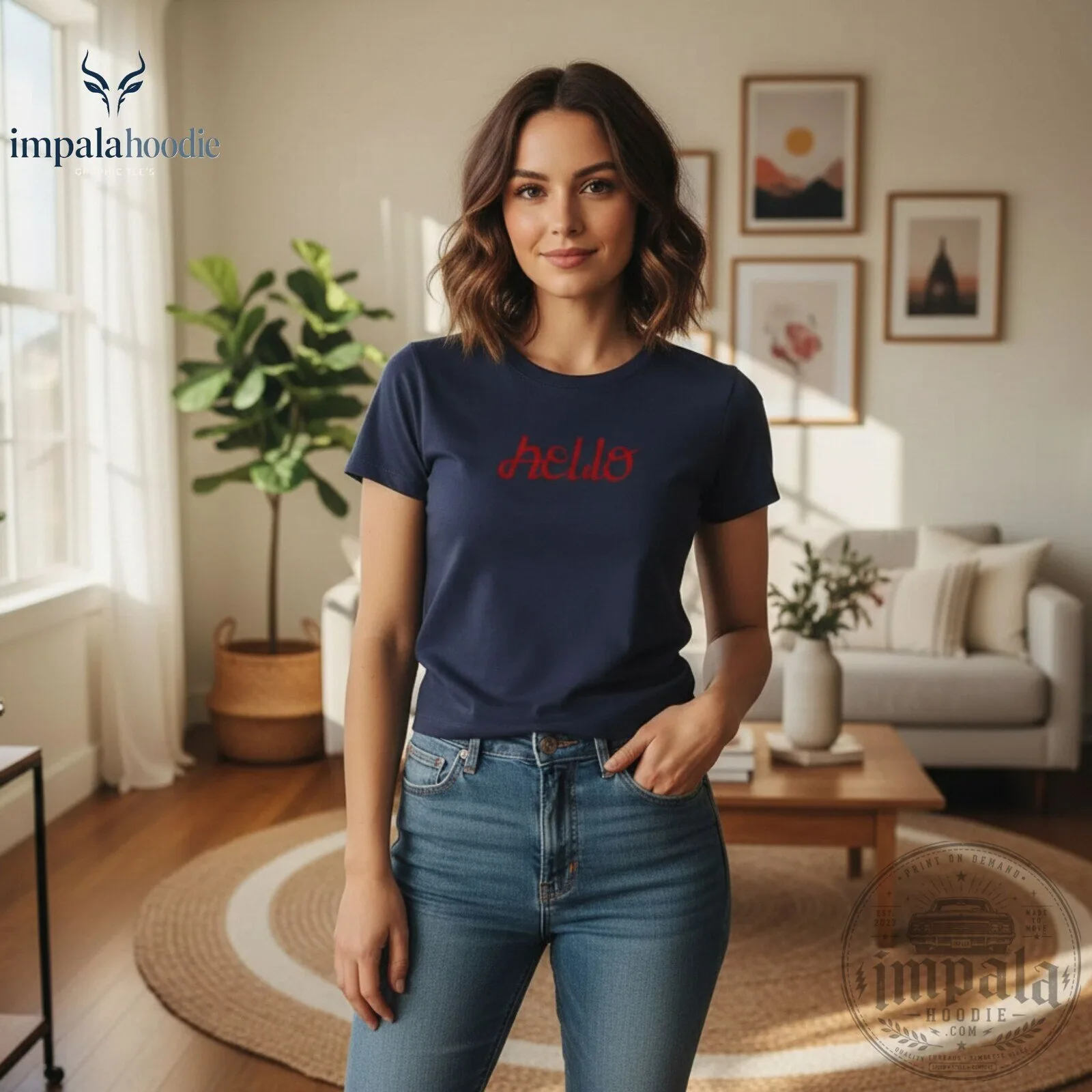 Lisa PRESS PLAY Hello Sawadika Indigo Baby Tee 11 Lisa PRESS PLAY Hello Sawadika Indigo Baby Tee