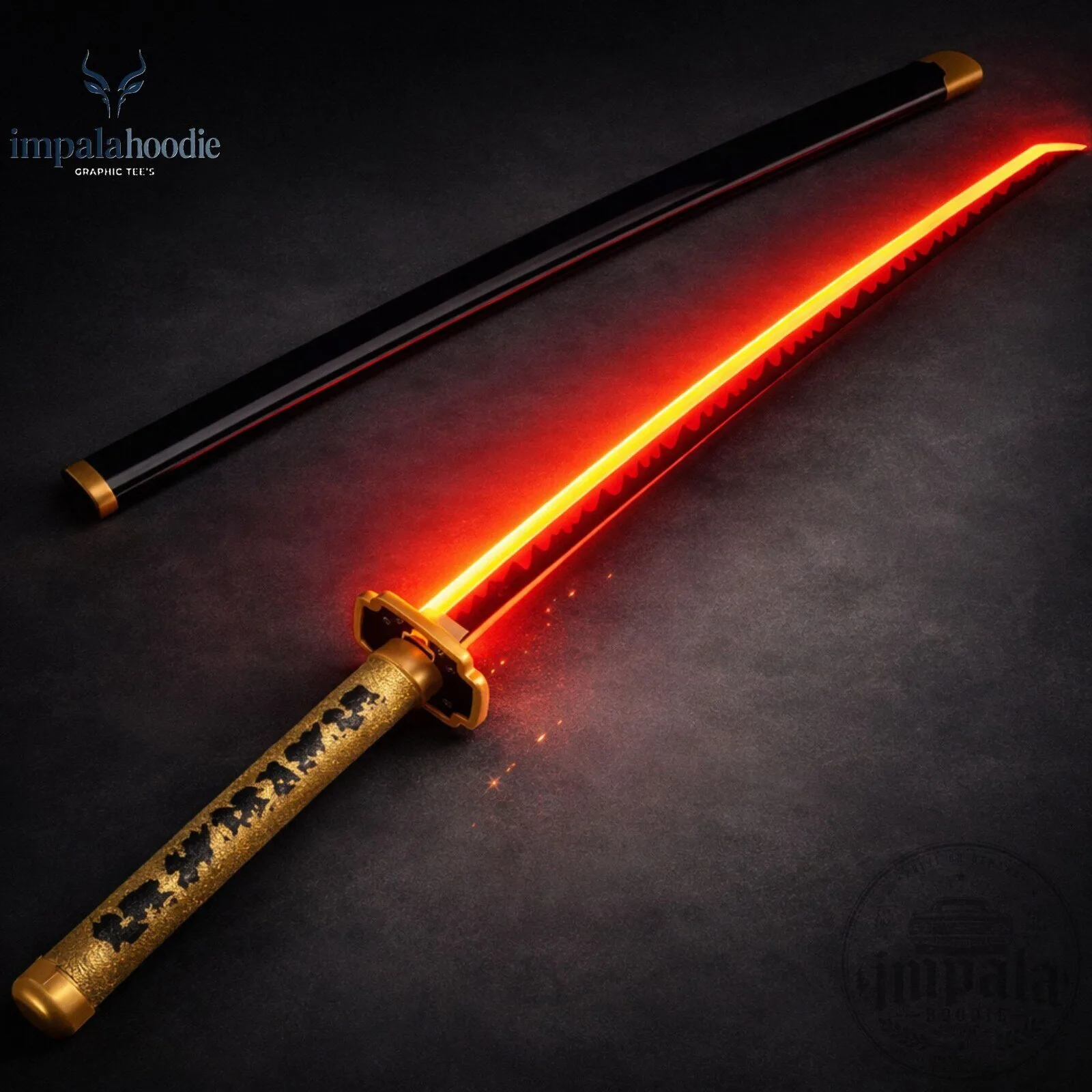 Kimetsu No Yaiba Yoriichi Tsugikuni Glowing LED Light Katana 11 Kimetsu No Yaiba Yoriichi Tsugikuni Glowing LED Light Katana